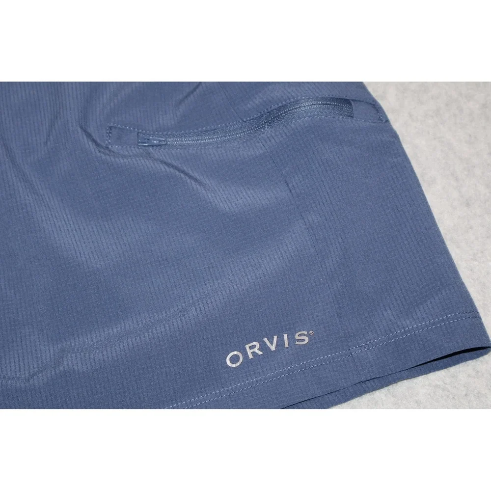 Orvis Lined Skort Skirt Shorts Women Large Blue Active Outdoor Hiking Athletic